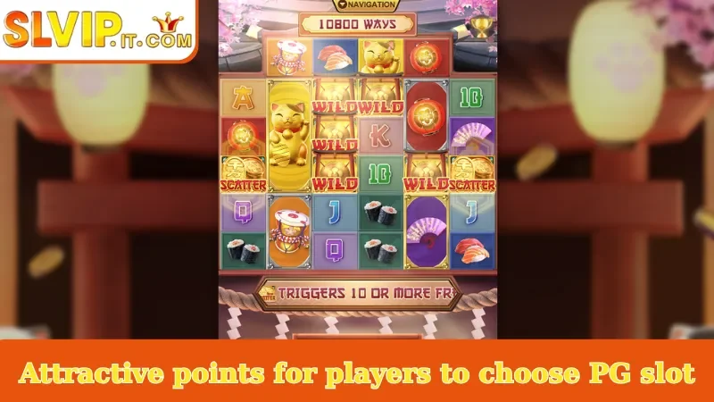 Attractive points for players to choose PG slot