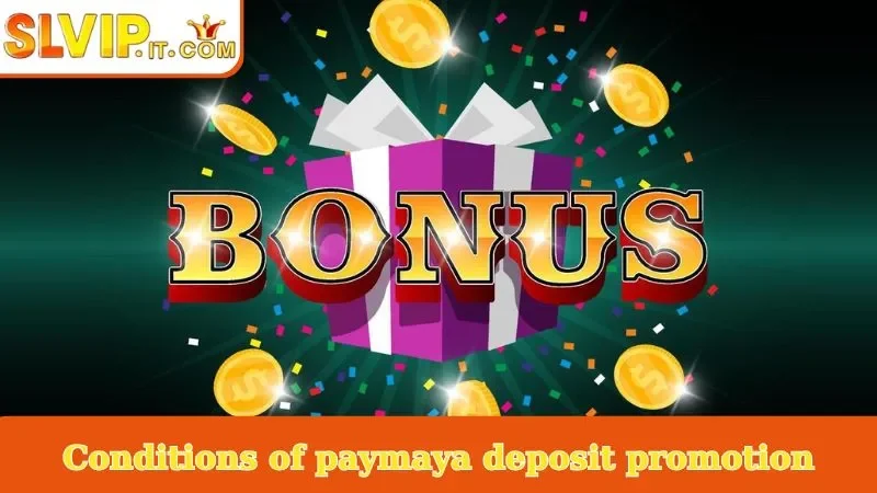 Conditions of paymaya deposit promotion