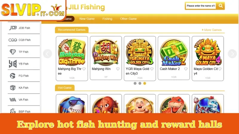 Explore hot fish hunting and reward halls