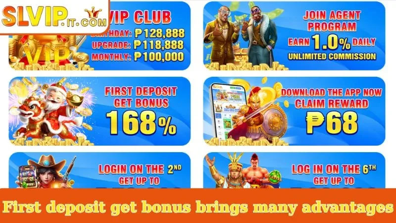 First deposit get bonus brings many advantages