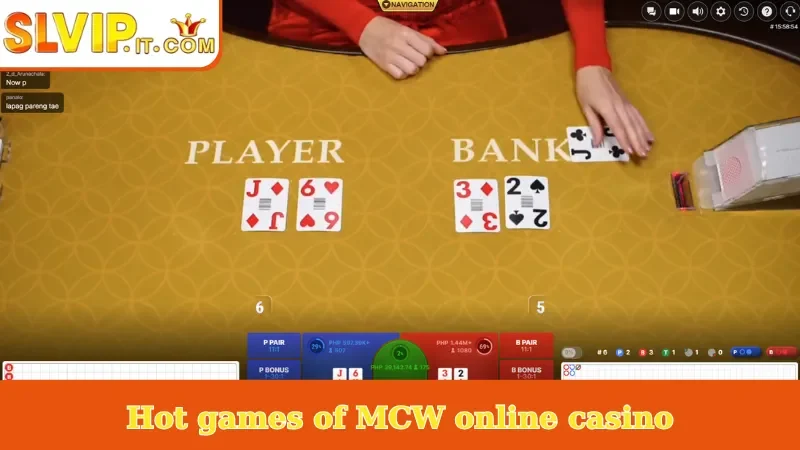 Hot games of MCW online casino