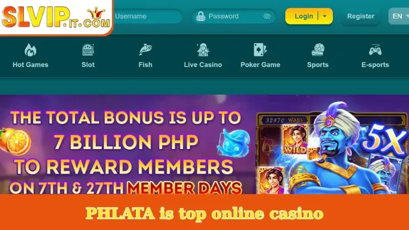 PHLATA is top online casino
