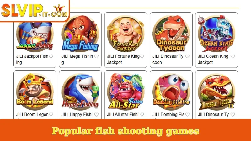 Popular fish shooting games
