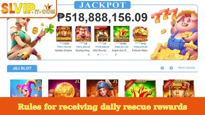 Rules for receiving daily rescue rewards