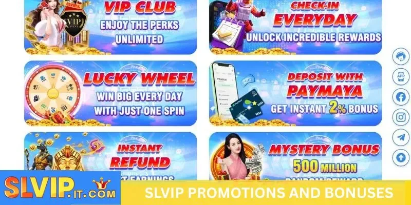 There are many Bonuses and Promotions awaiting for you